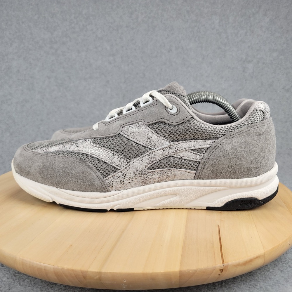 SAS Womens Tour Mesh Comfort Walking Sneaker US 11 M Gray Suede‎